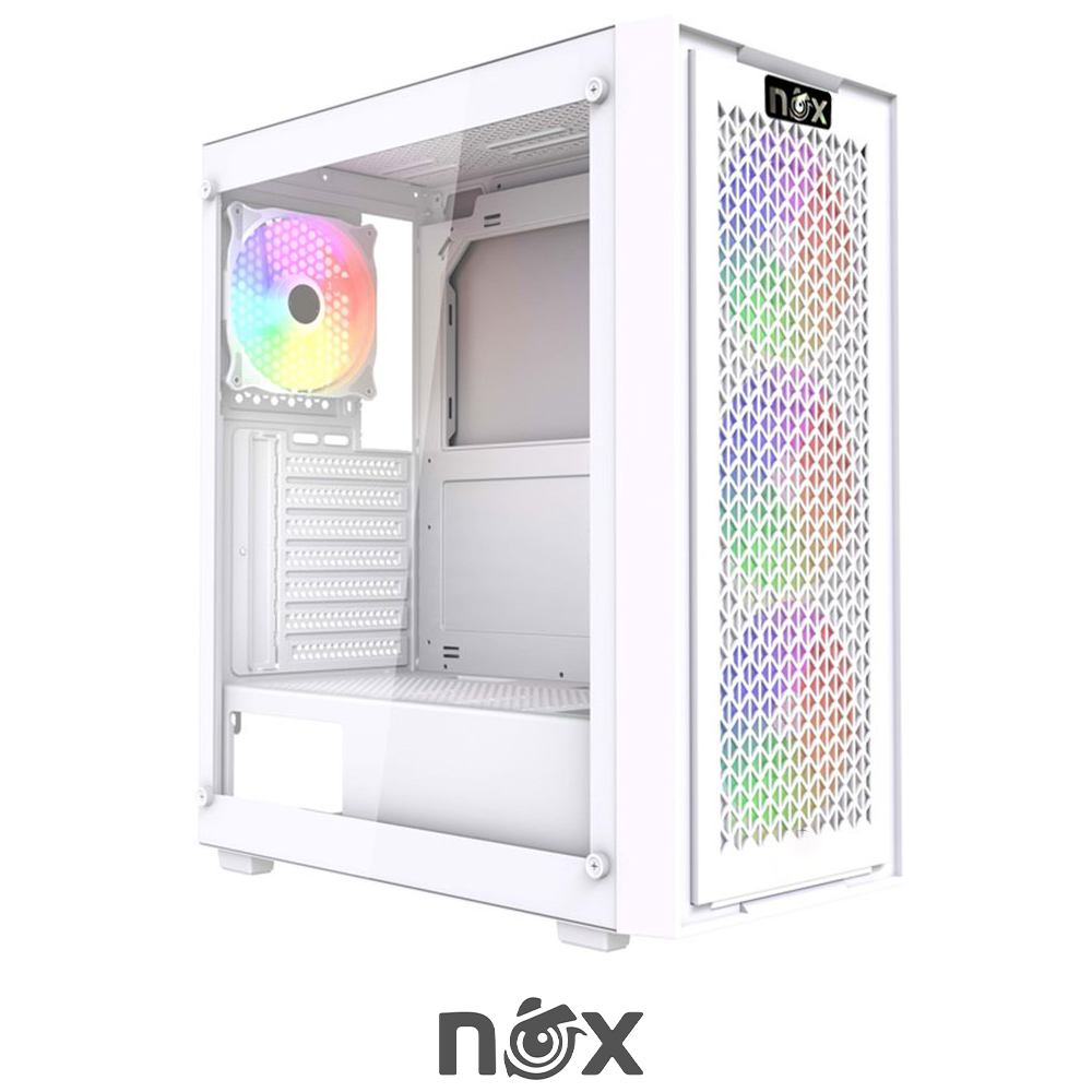 CASE NOX NEXUS 4FAN RGB WHITE